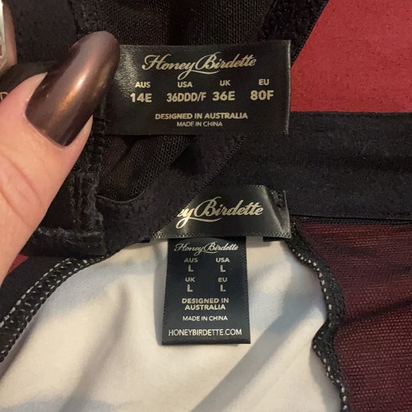 Honey Birdette tiger print lingerie - Picture 3 of 3